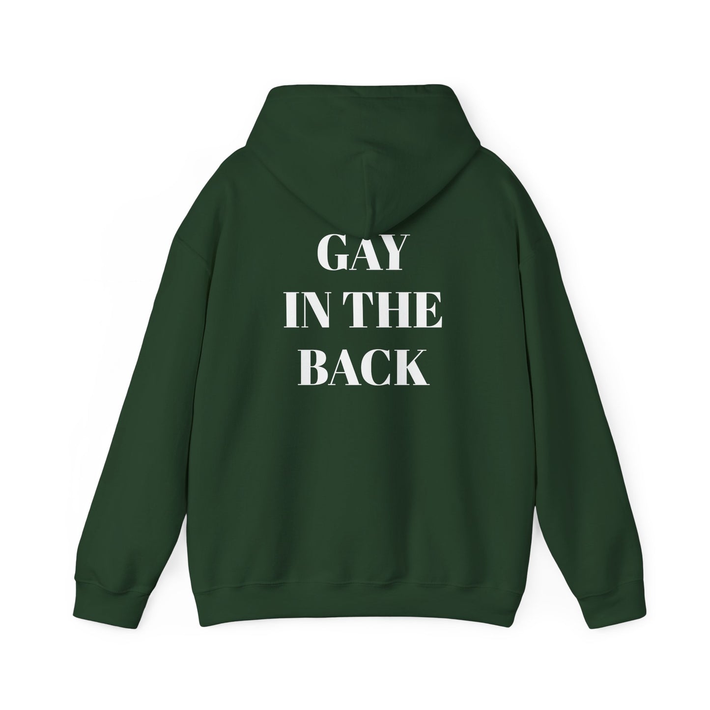 Unisex Heavy Blend™ Hooded Sweatshirt - 'Straight in the Front, Gay in the Back'