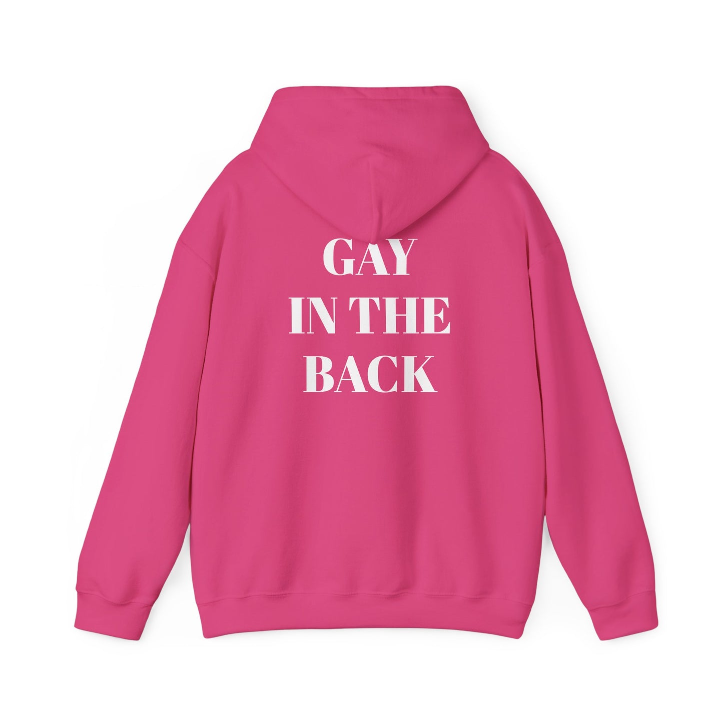 Unisex Heavy Blend™ Hooded Sweatshirt - 'Straight in the Front, Gay in the Back'