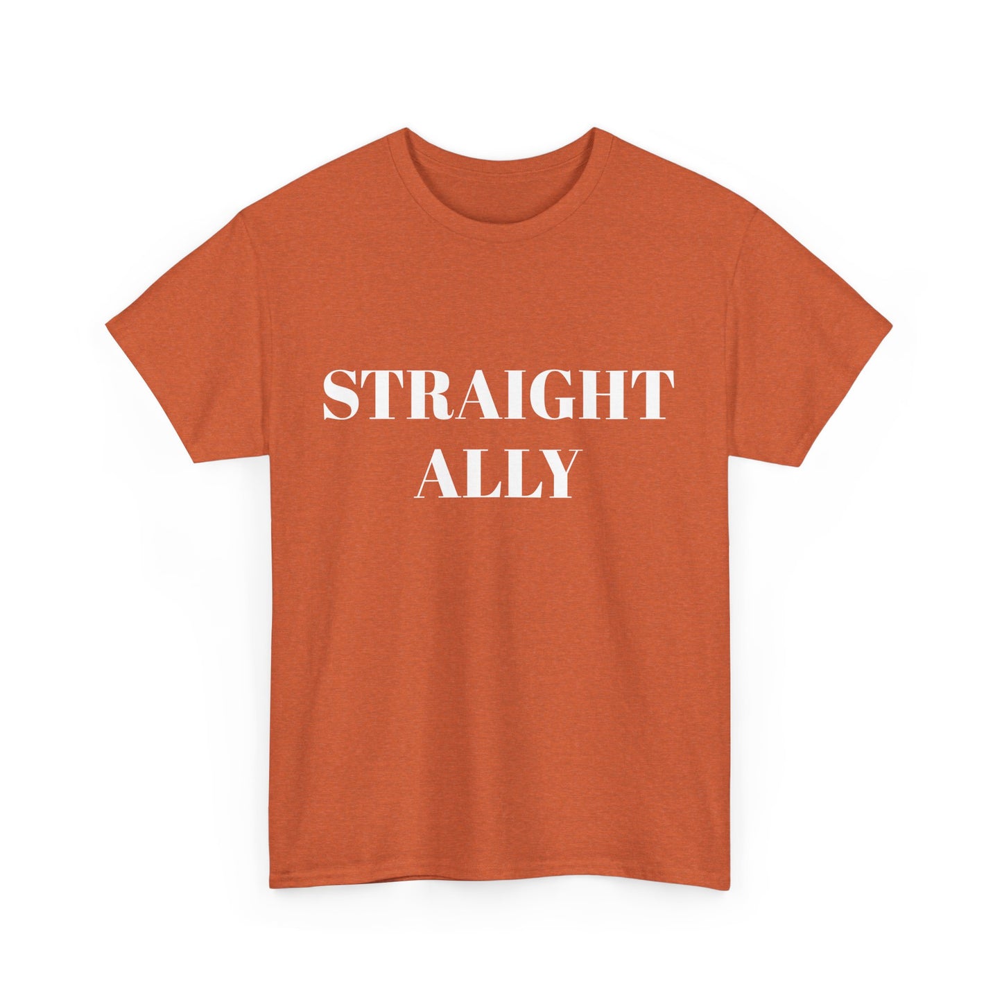 Straight Ally Unisex Heavy Cotton Tee - Support Equality with Style