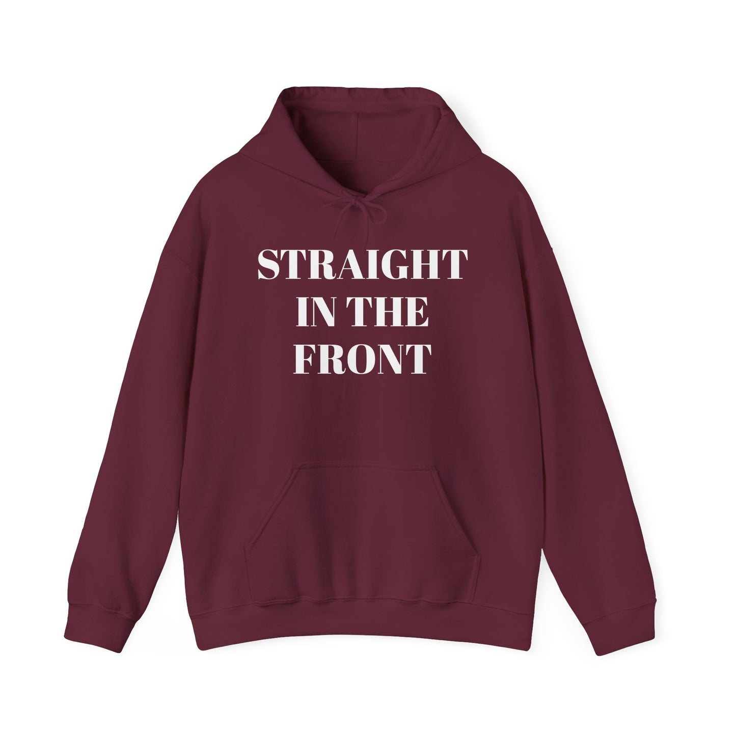 Unisex Heavy Blend™ Hooded Sweatshirt - 'Straight in the Front, Gay in the Back'