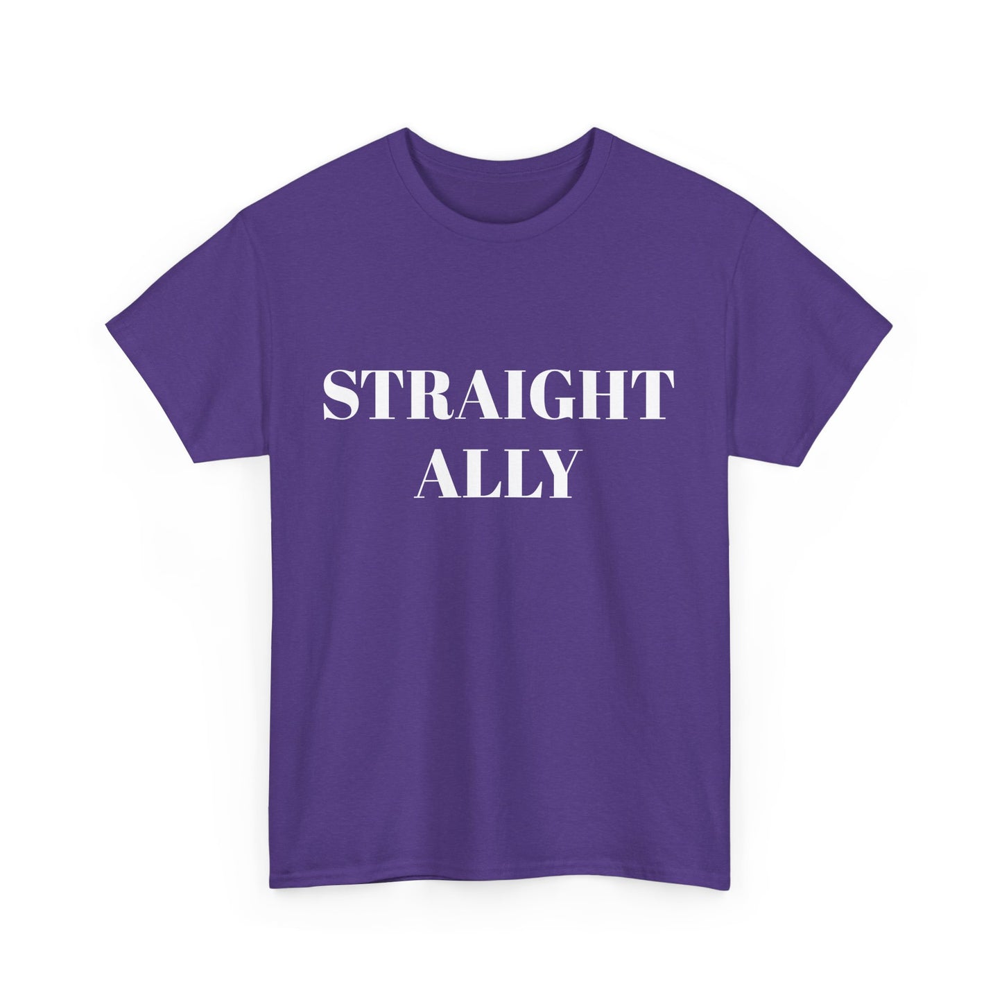 Straight Ally Unisex Heavy Cotton Tee - Support Equality with Style