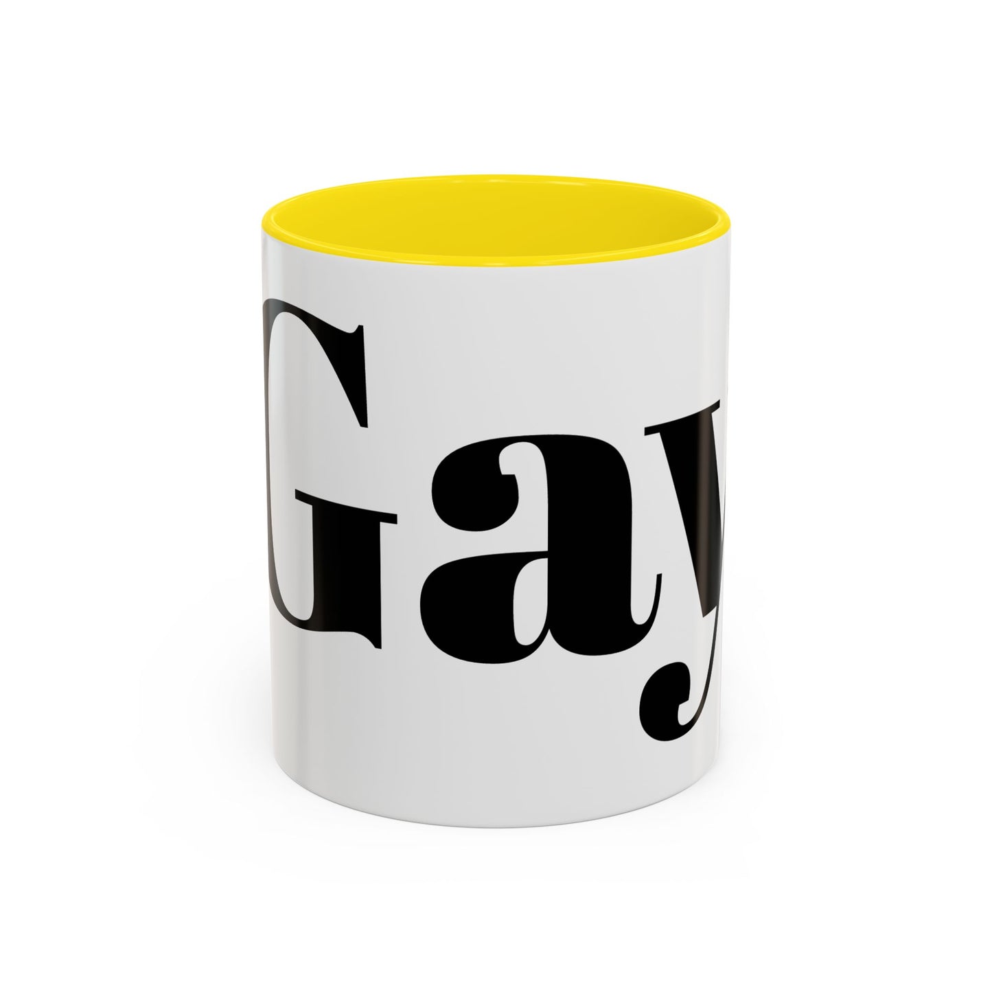 Proudly Gay Accent Coffee Mug - 11oz