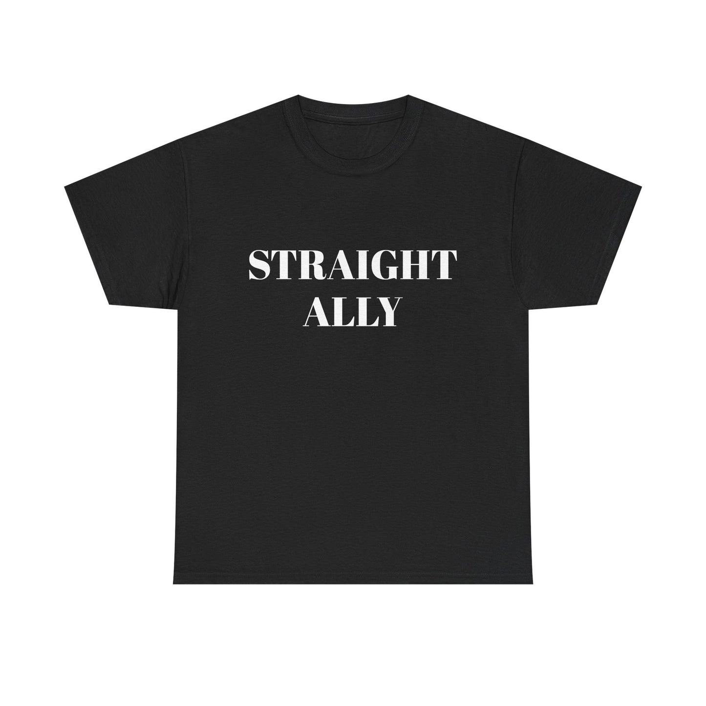 Straight Ally Unisex Heavy Cotton Tee - Support Equality with Style