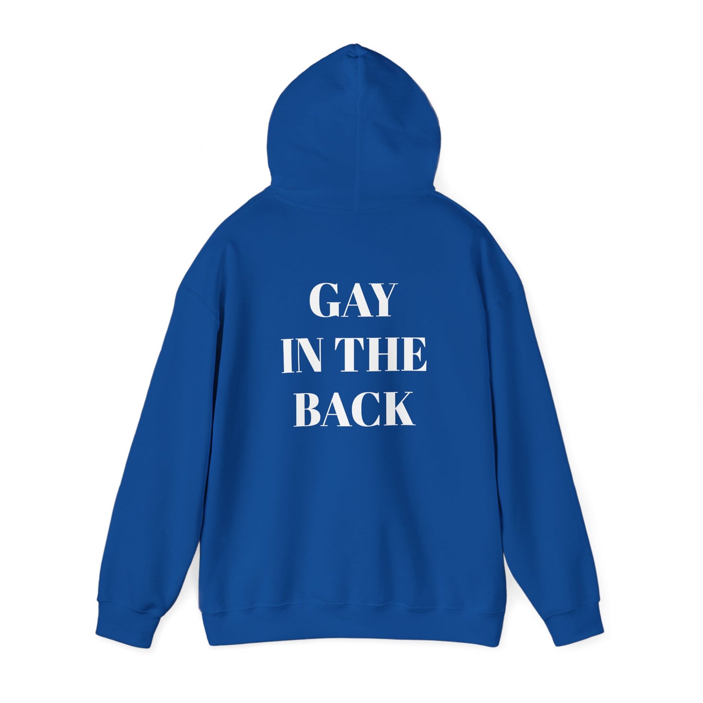 Unisex Heavy Blend™ Hooded Sweatshirt - 'Straight in the Front, Gay in the Back'