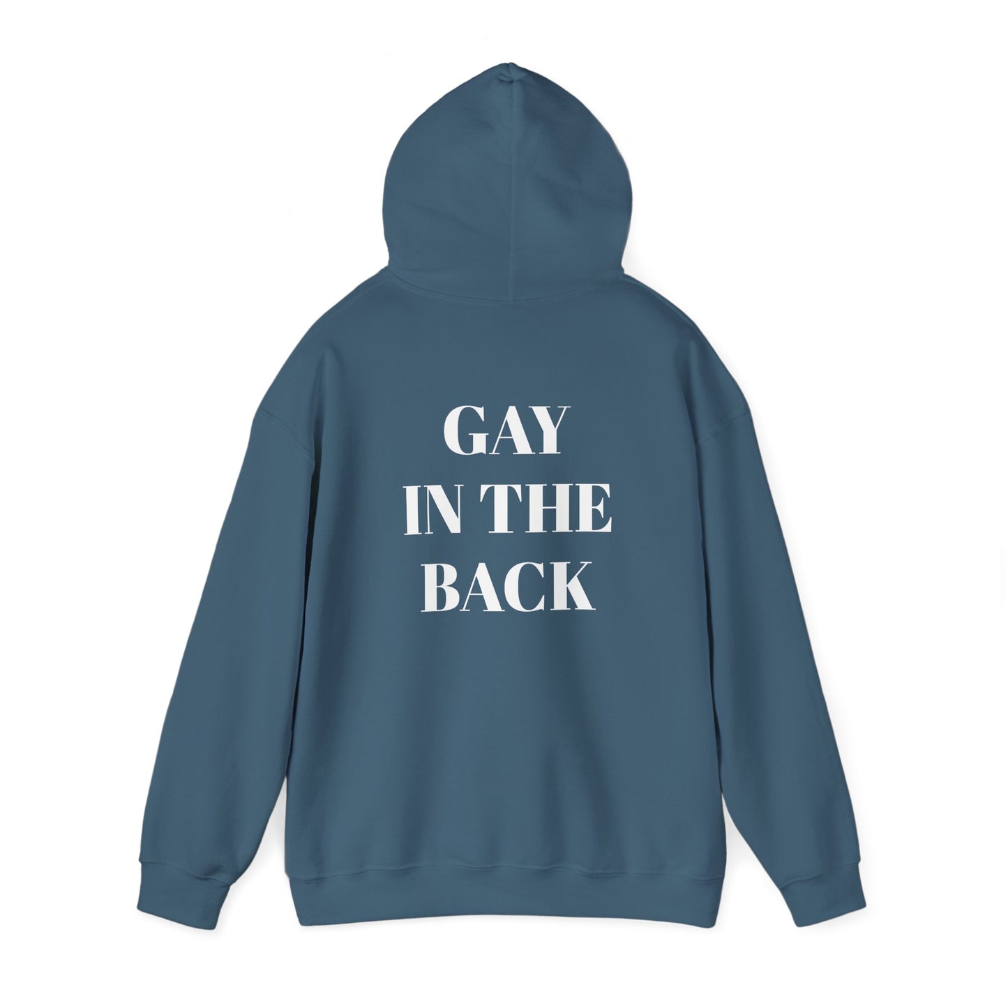 Unisex Heavy Blend™ Hooded Sweatshirt - 'Straight in the Front, Gay in the Back'
