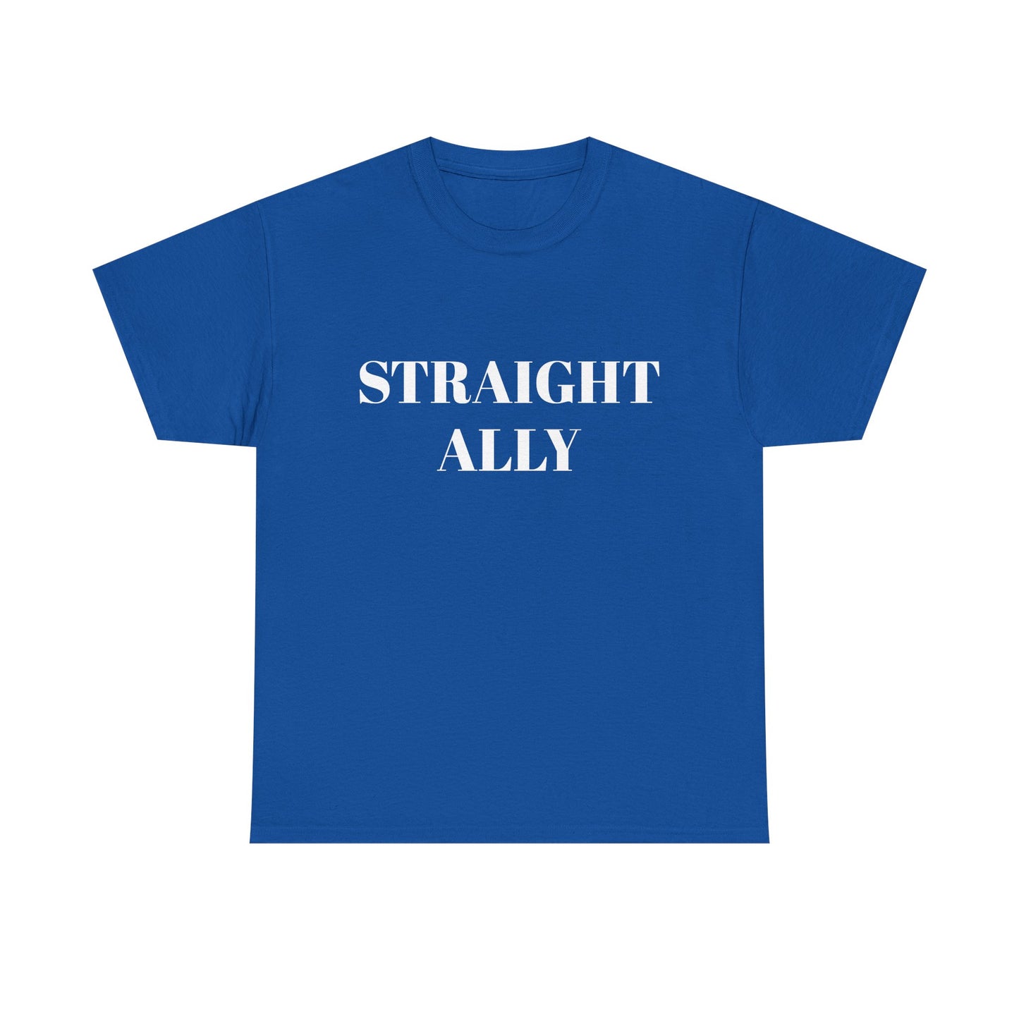 Straight Ally Unisex Heavy Cotton Tee - Support Equality with Style