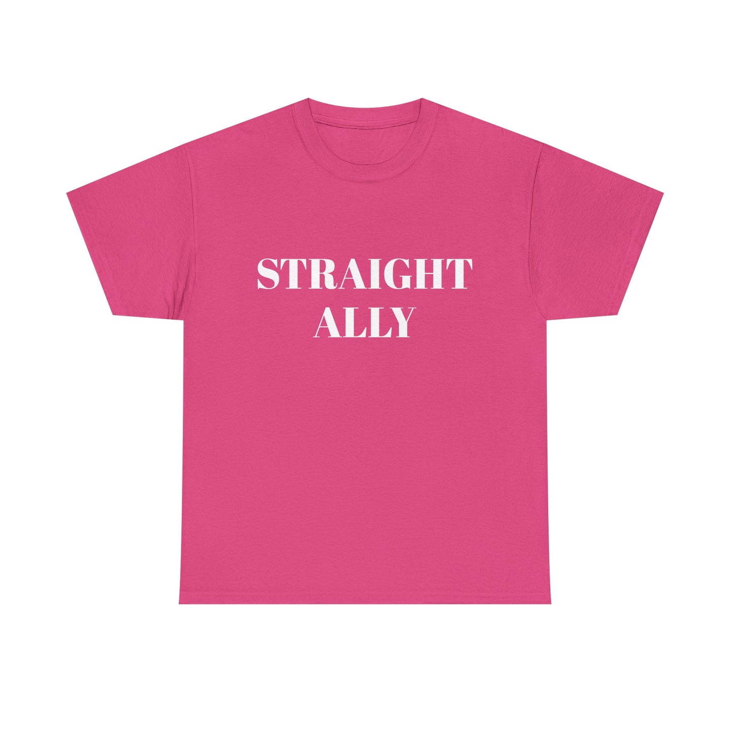 Straight Ally Unisex Heavy Cotton Tee - Support Equality with Style