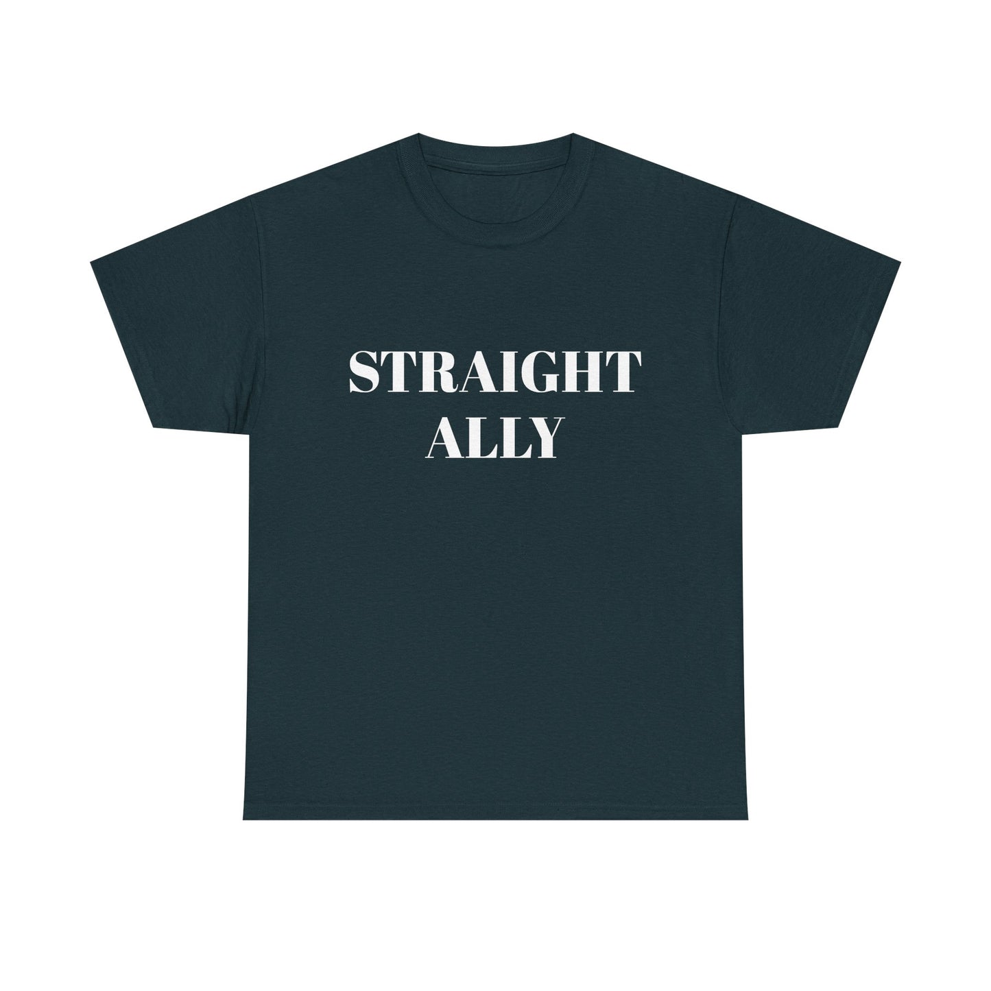 Straight Ally Unisex Heavy Cotton Tee - Support Equality with Style