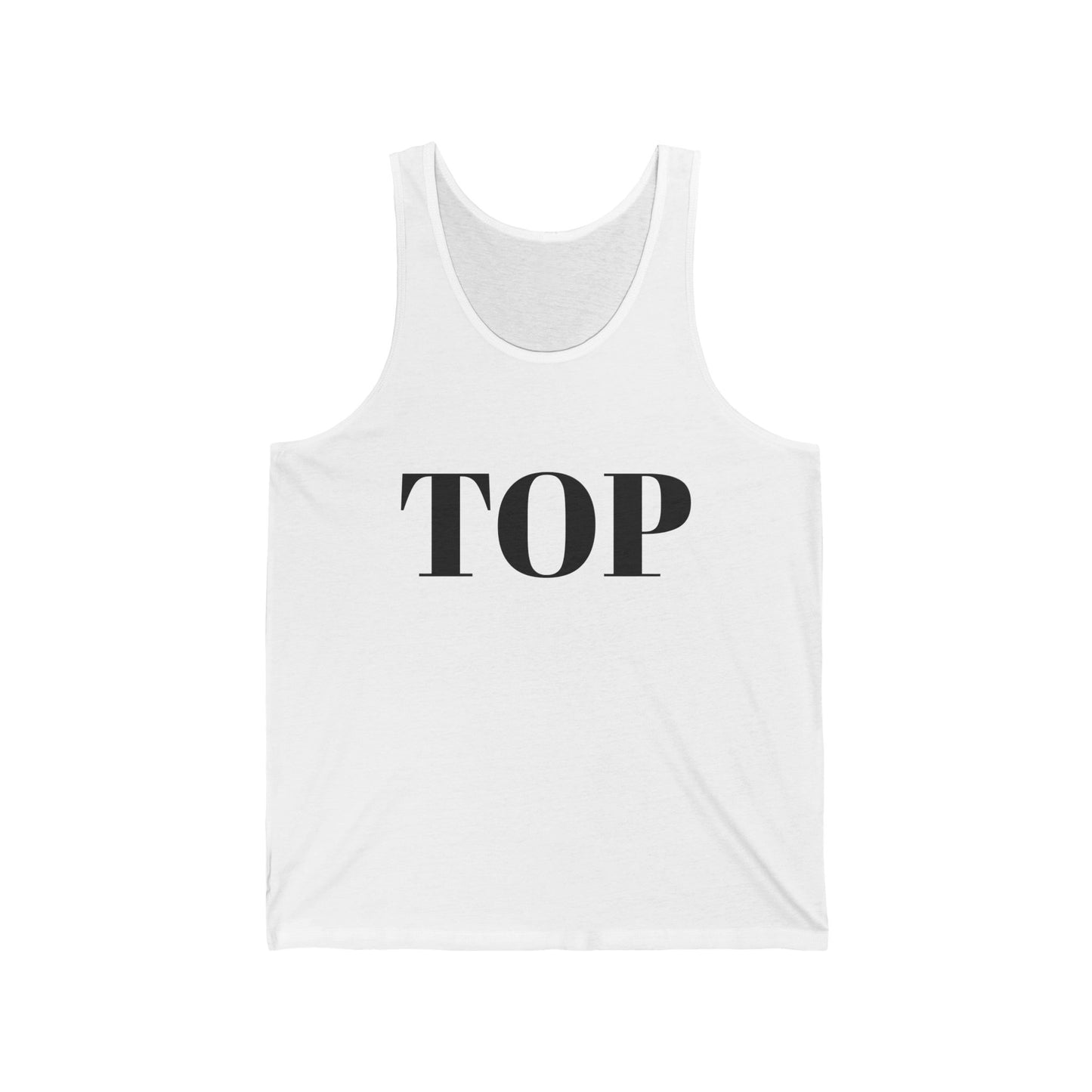 TOP Unisex Jersey Tank - Casual Summer Wear for Everyday Style