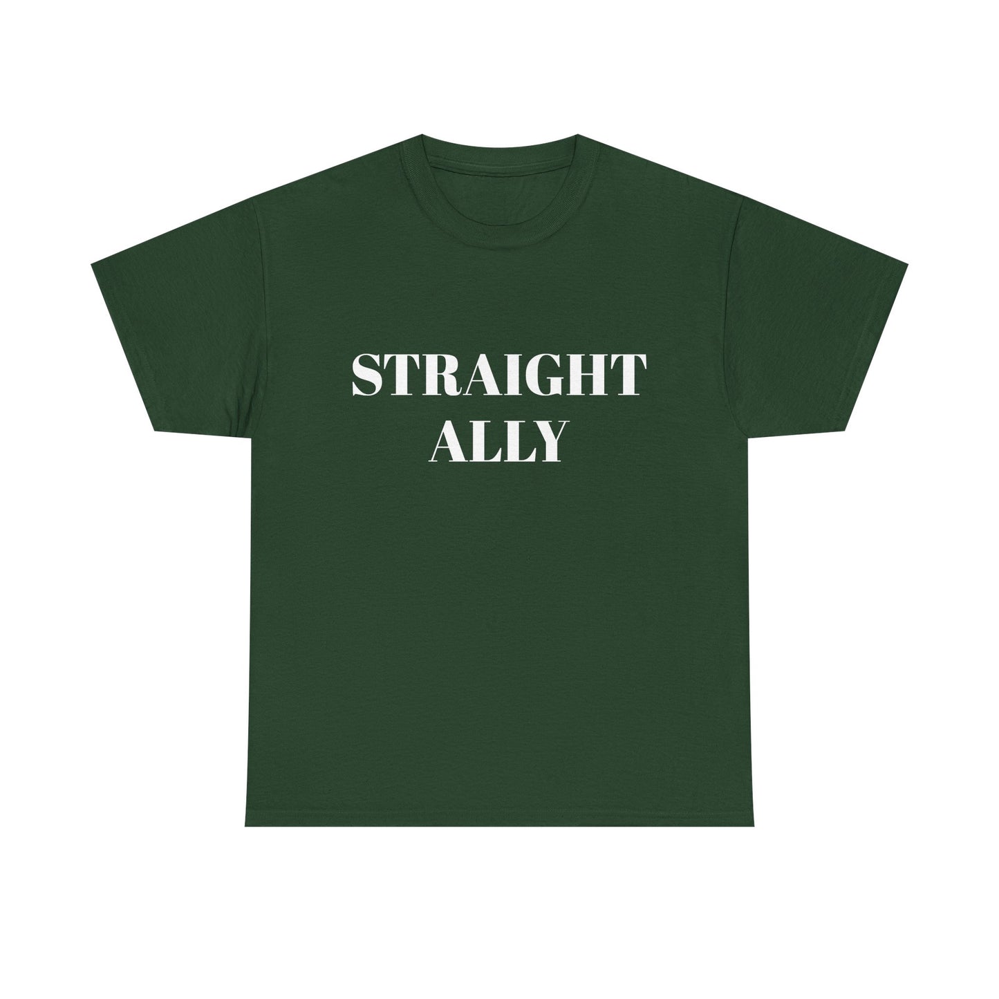 Straight Ally Unisex Heavy Cotton Tee - Support Equality with Style