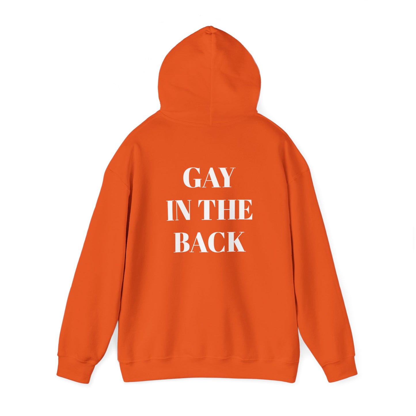 Unisex Heavy Blend™ Hooded Sweatshirt - 'Straight in the Front, Gay in the Back'