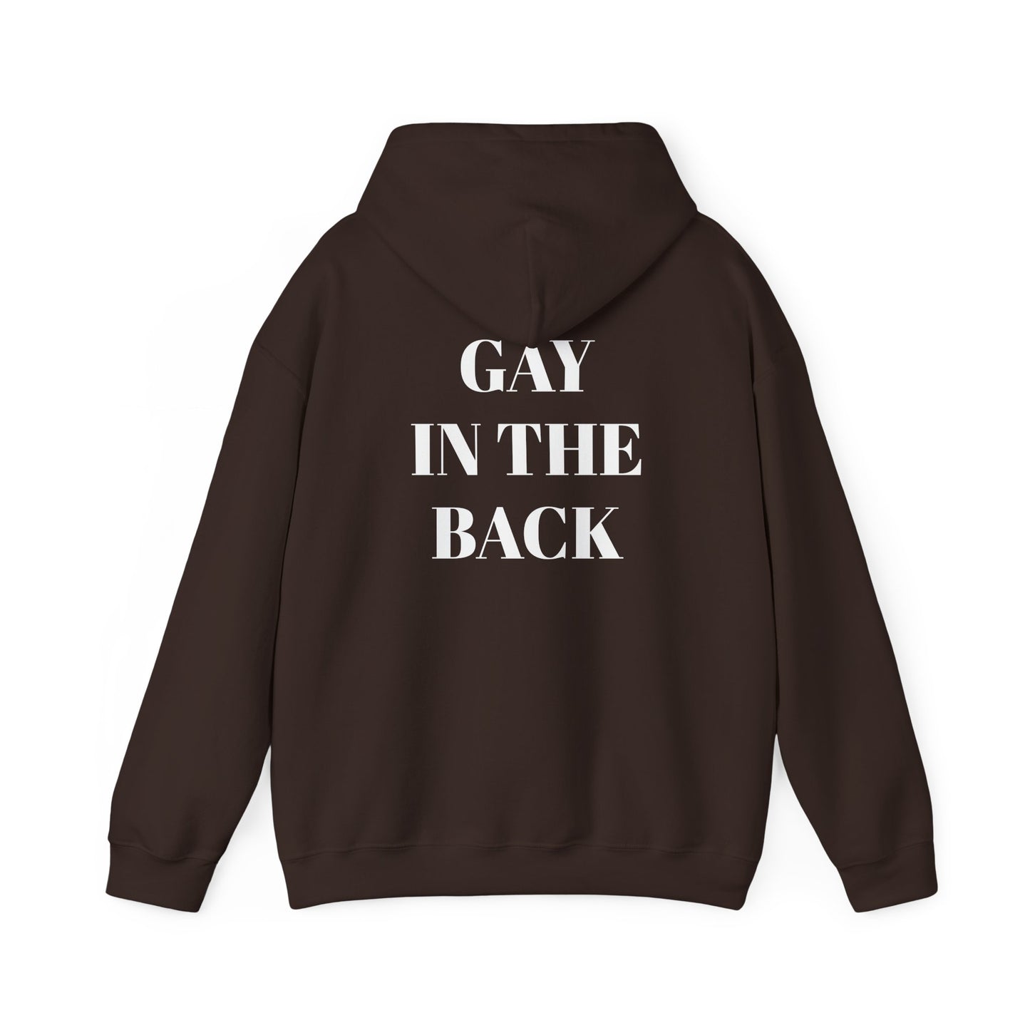 Unisex Heavy Blend™ Hooded Sweatshirt - 'Straight in the Front, Gay in the Back'