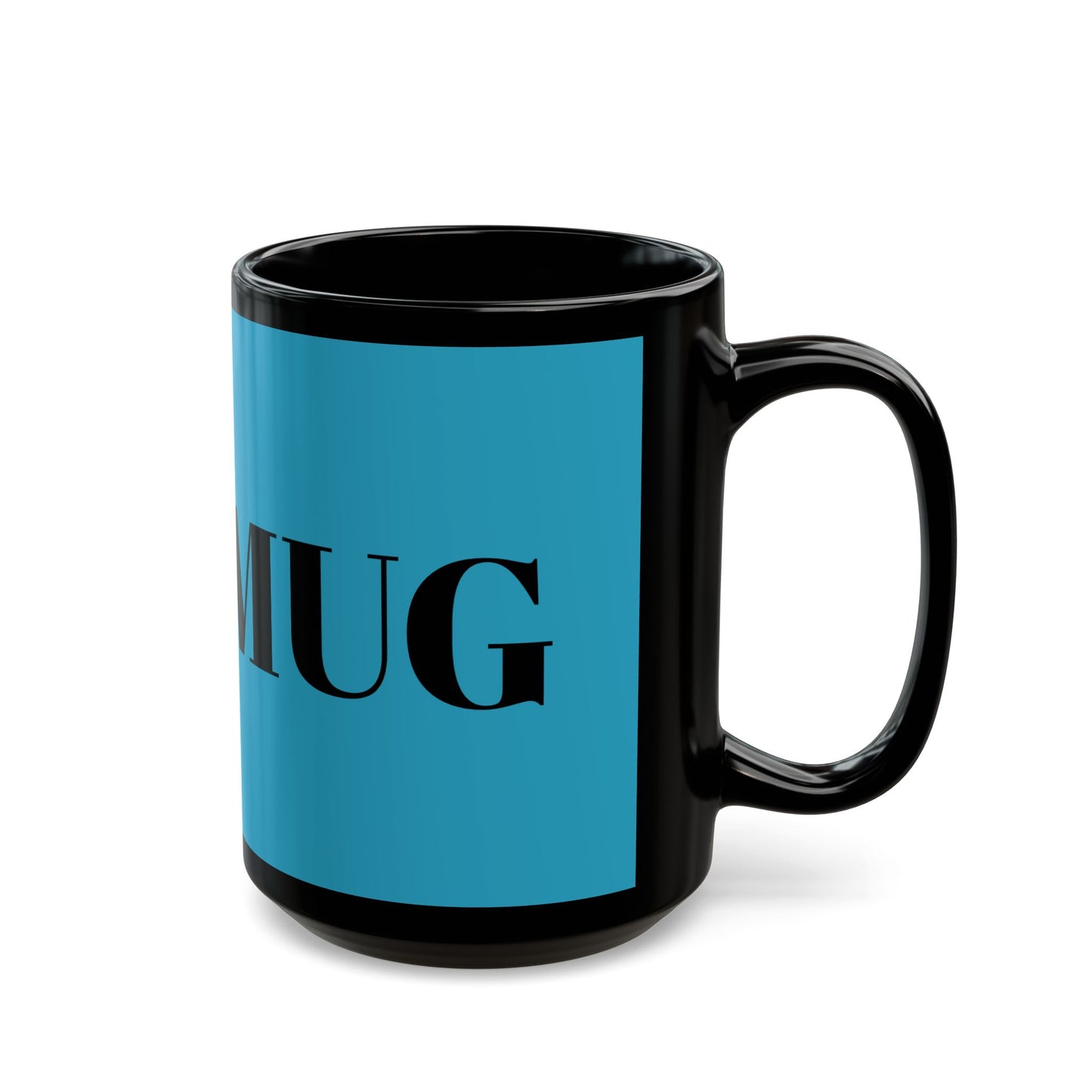 Personalized Stay Mug - 11oz & 15oz Black Ceramic Coffee Mug