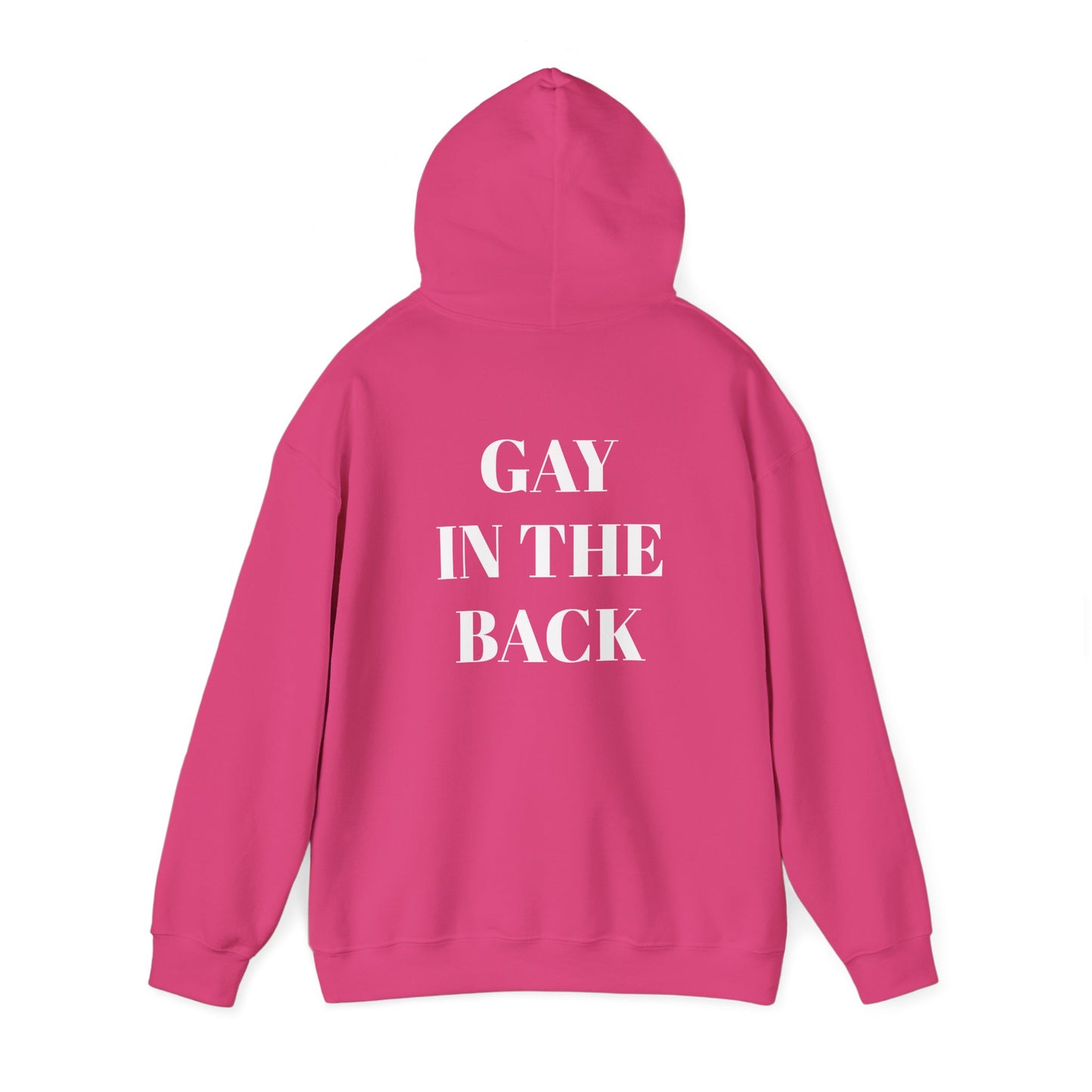 Unisex Heavy Blend™ Hooded Sweatshirt - 'Straight in the Front, Gay in the Back'