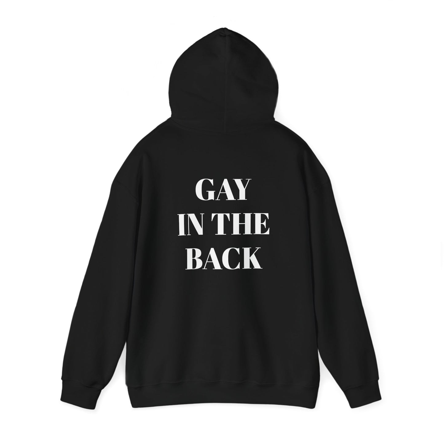 Unisex Heavy Blend™ Hooded Sweatshirt - 'Straight in the Front, Gay in the Back'