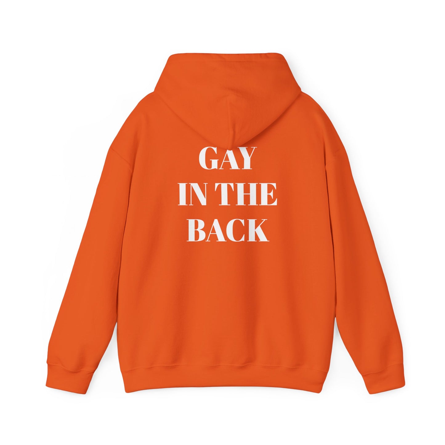 Unisex Heavy Blend™ Hooded Sweatshirt - 'Straight in the Front, Gay in the Back'