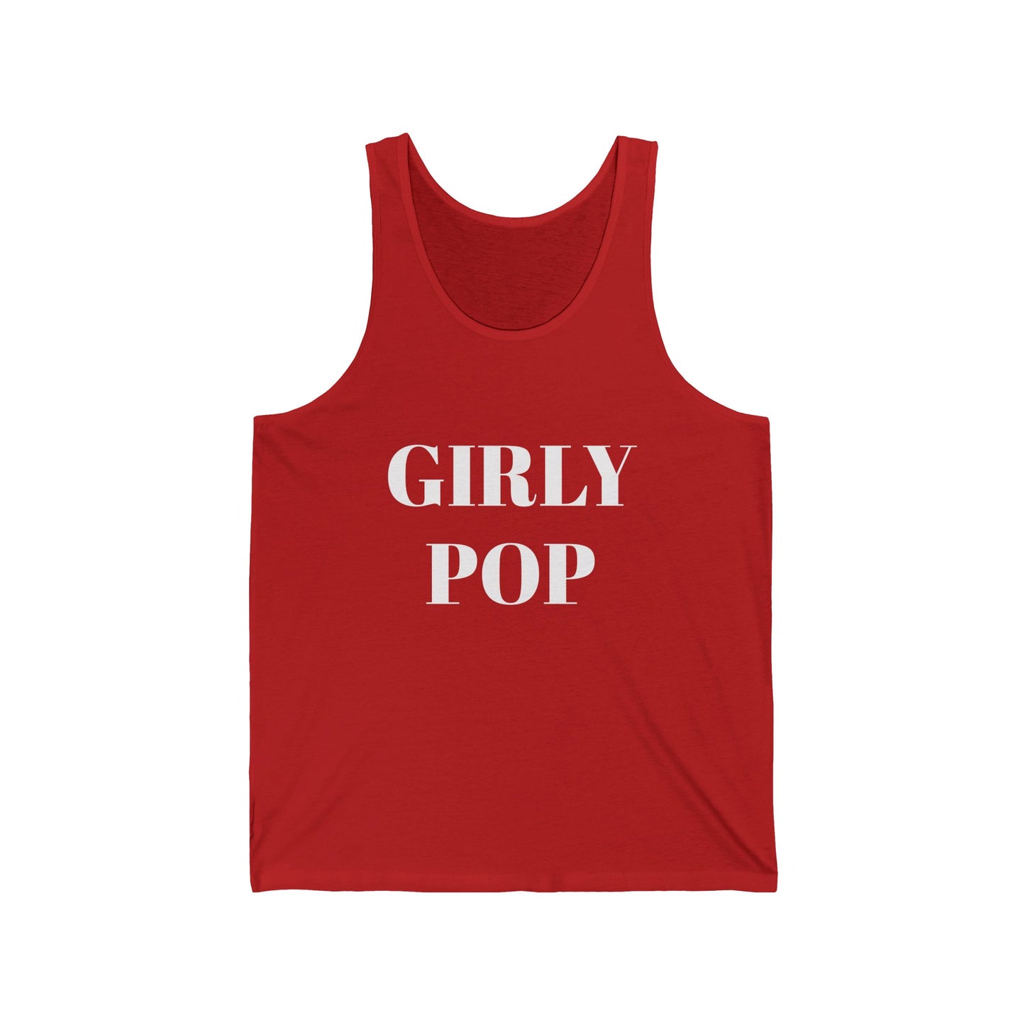 Girly Pop Unisex Jersey Tank for Casual Chic Vibes
